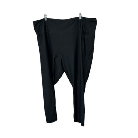Old Navy Active Black PowerSoft High-Rise Leggings Go-Dry Women's 4X - Picture 1 of 4